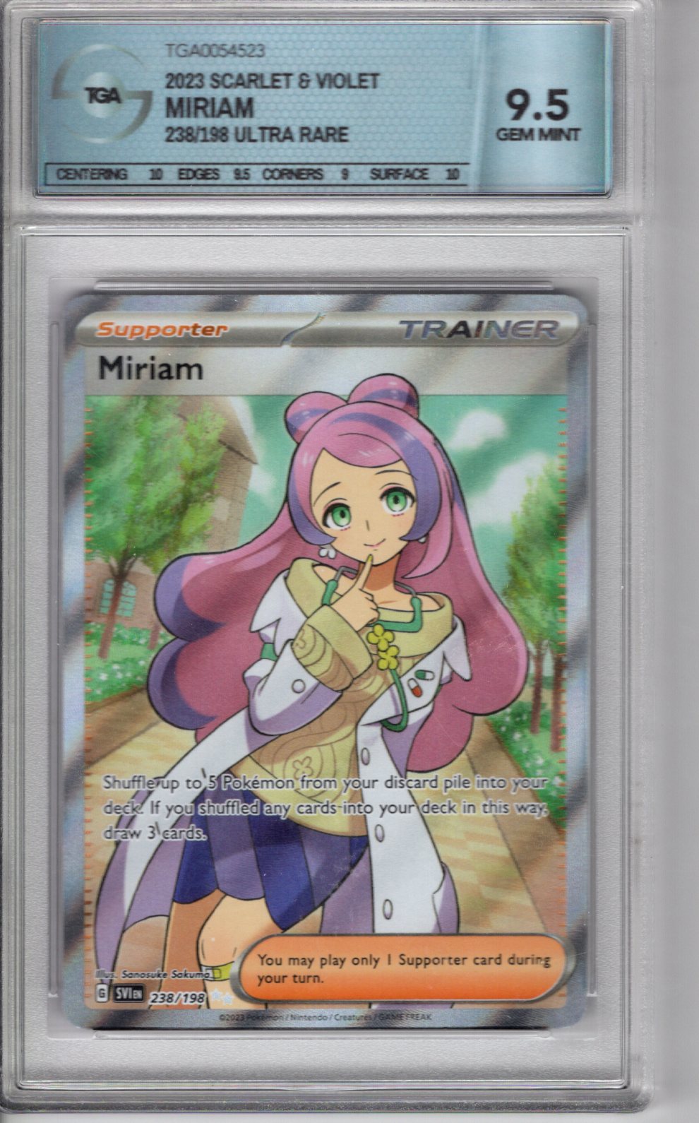 SV Base Set Miriam 238/198 TGA 9.5