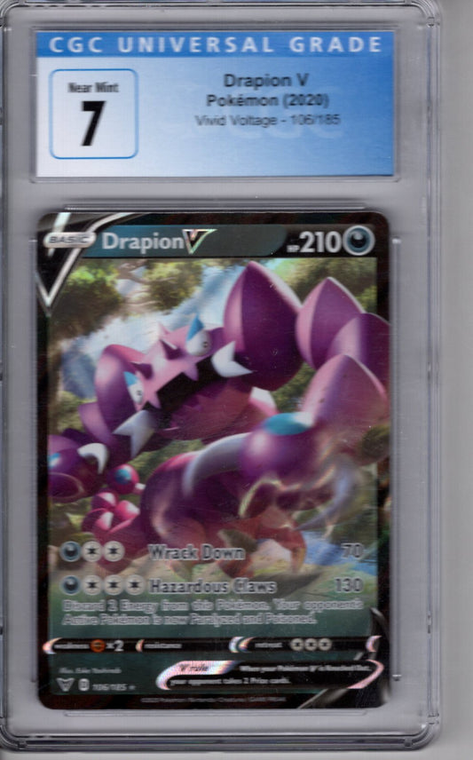 Pokemon 2020 Vivid Voltage Ultra Rare CGC 7