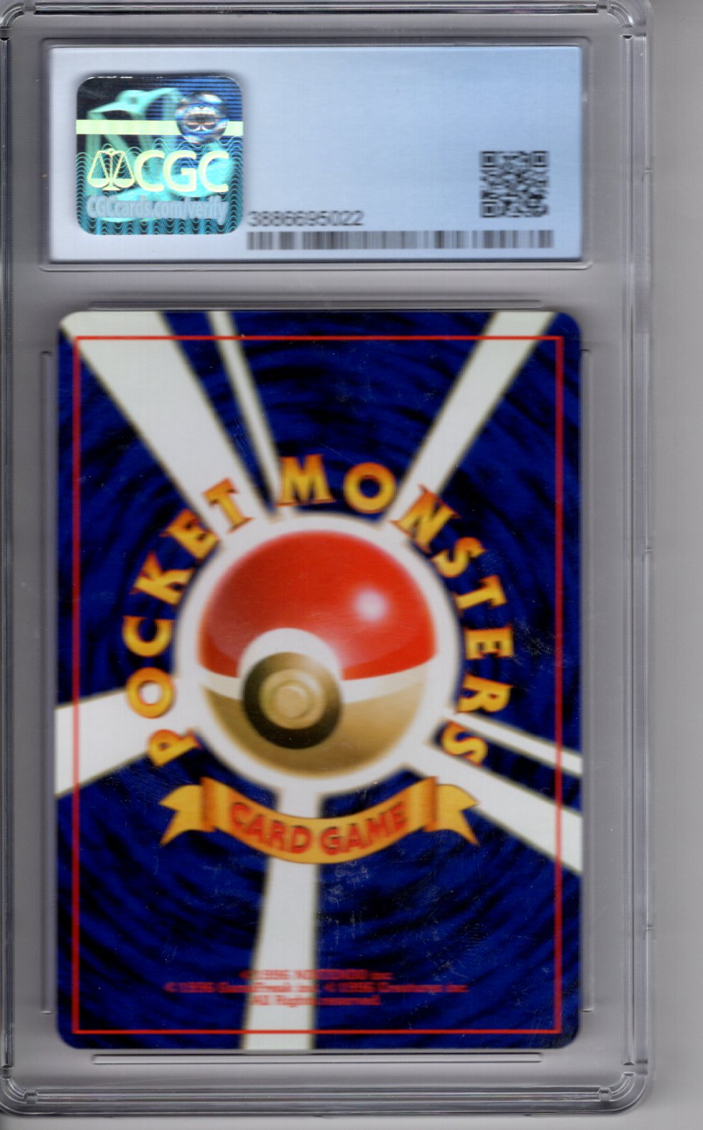 1997 Japanese Pokemon Fossil Hitmonlee Holo CGC 9