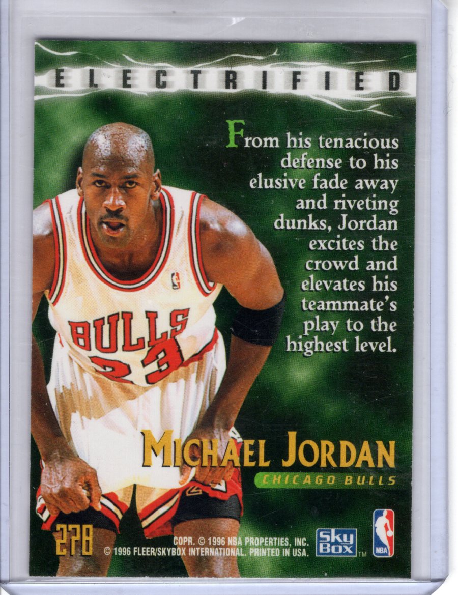 1996 Skybox Electrified Michael Jordan #278