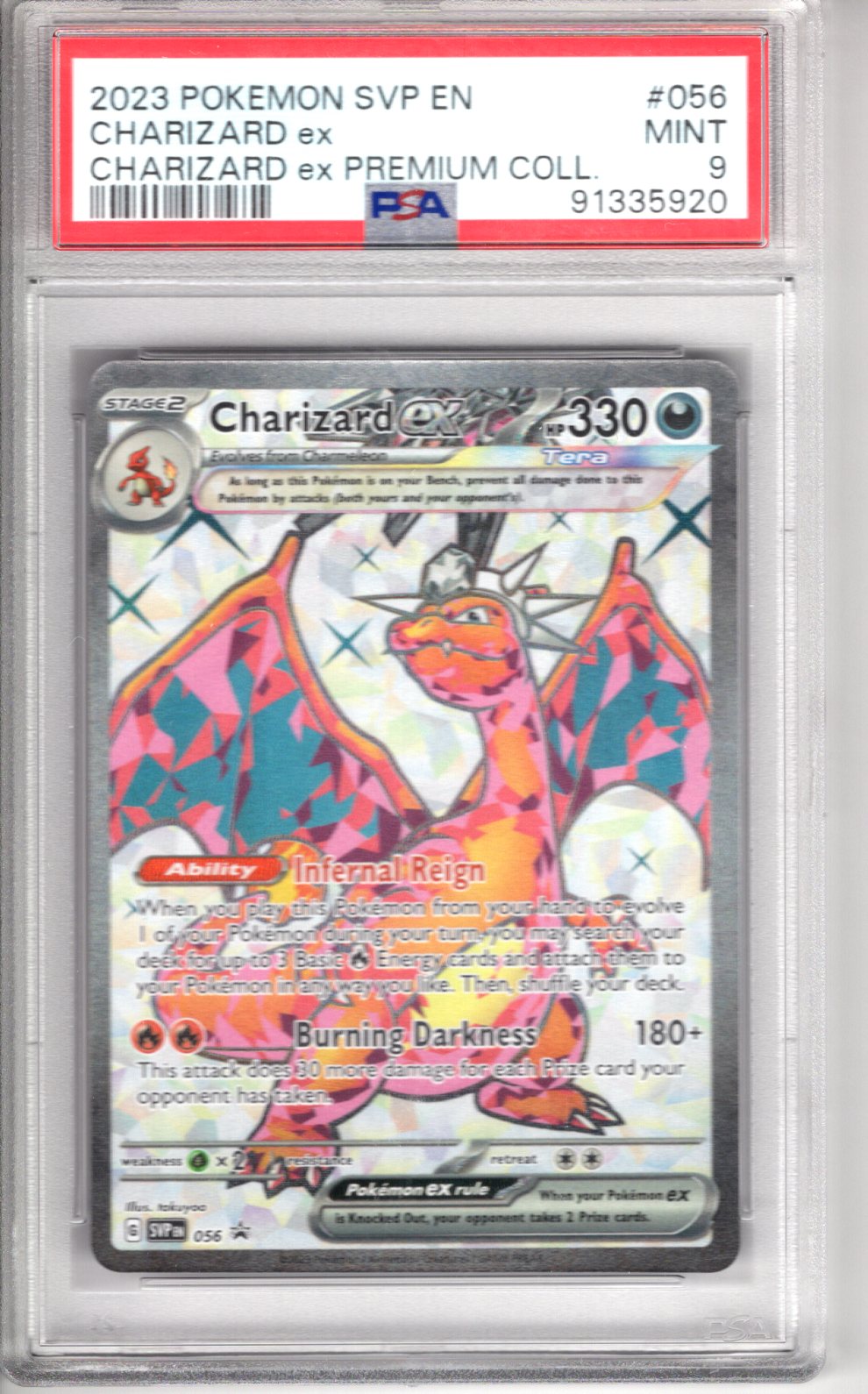 Charizard EX SVP Promo PSA 9