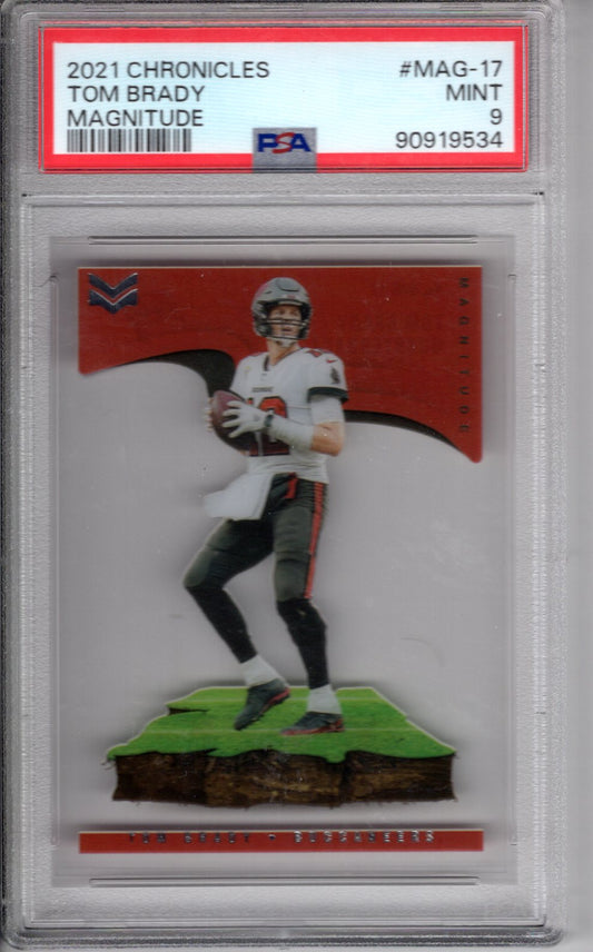 2021 Panini Chronicles Tom Brady Magnitude PSA 9