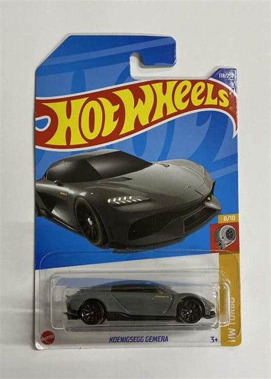 Hot Wheels HW Turbo Silver Koenigsegg Gemera