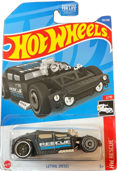 Hot Wheels HW Rescue Black Lethal Diesel