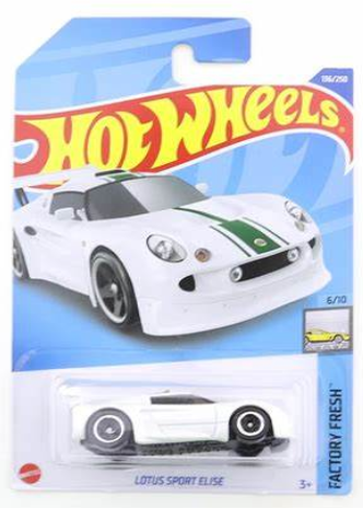 Hot Wheels Factory Fresh White Lotus Sport Elise