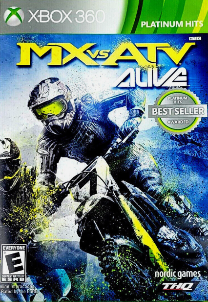 MX Vs ATV Alive Platinum Hits Xbox 360