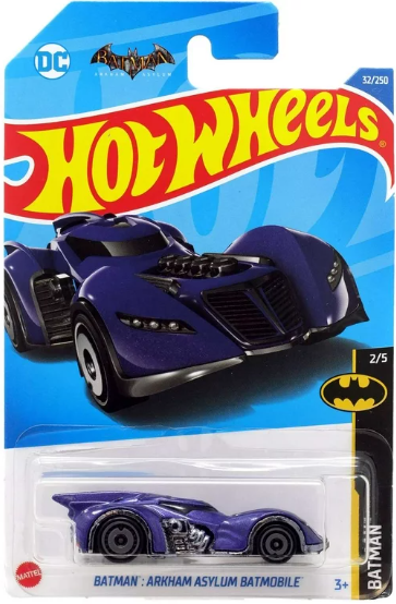 Hot Wheels Batman: Arkham Asylum Batmobile (Purple)