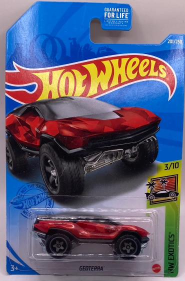 Hot Wheels HW Exotics Red Geoterra 3/10
