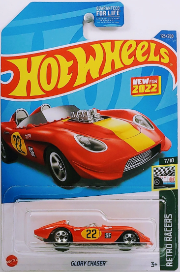 Hot Wheels Retro Racers Red Glory Chaser