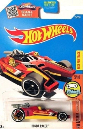 Hot Wheels HW Digital Circuit Red Honda Racer