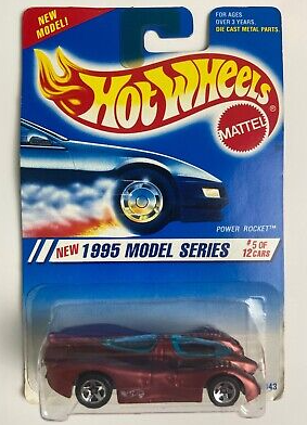 Hot Wheels 1995 Model Series Power Rocket (Red)