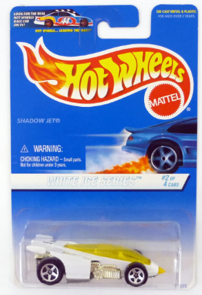 Hot Wheels White Ice Series Shadow Jet 2/4