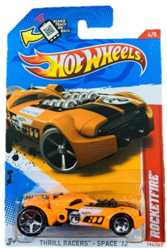 Hot Wheels Rocketfire Thrill Racers -Space '12