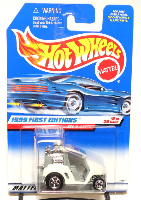 Hot Wheels 1999 First Edition White Tee'd Off #683