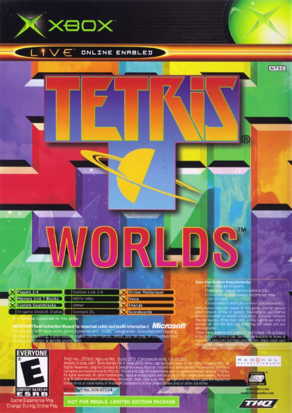 Tetris Worlds Xbox