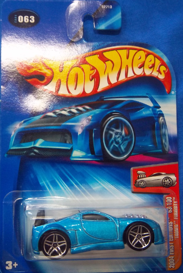 Hot Wheels 2004 Blue Tooned Furiosity