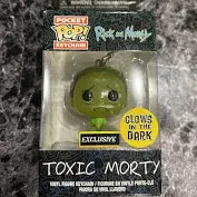 Rick and Morty Toxic Morty (Hot Topic/GITD) Pocket Funko