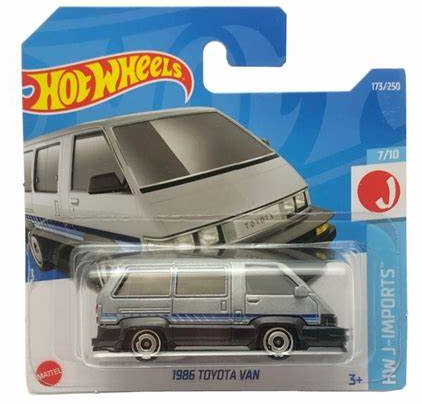 Hot Wheels HW J-Imports Silver 1986 Toyota Van 7/10