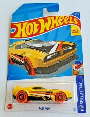 Hot Wheels Speed Team Yellow Fast Fish