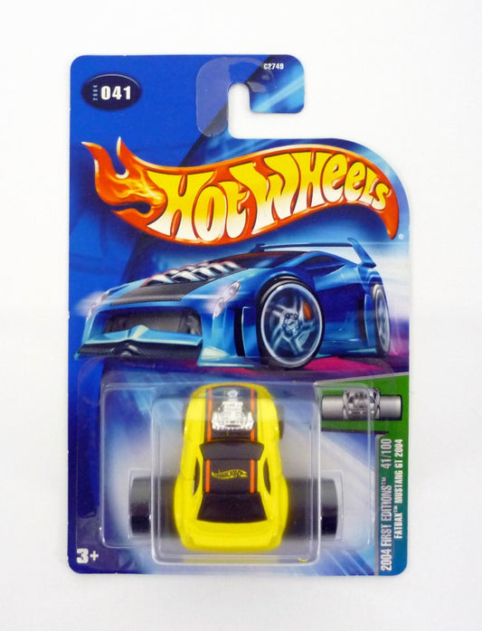 Hot Wheels 2004 First Editions Yellow Fatbax Mustang