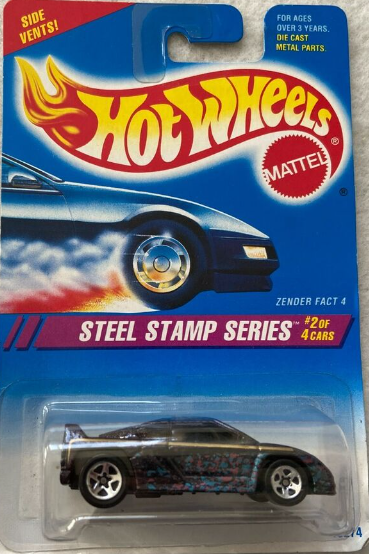 Hot Wheels Steel Stamp Series Zender Fact 4